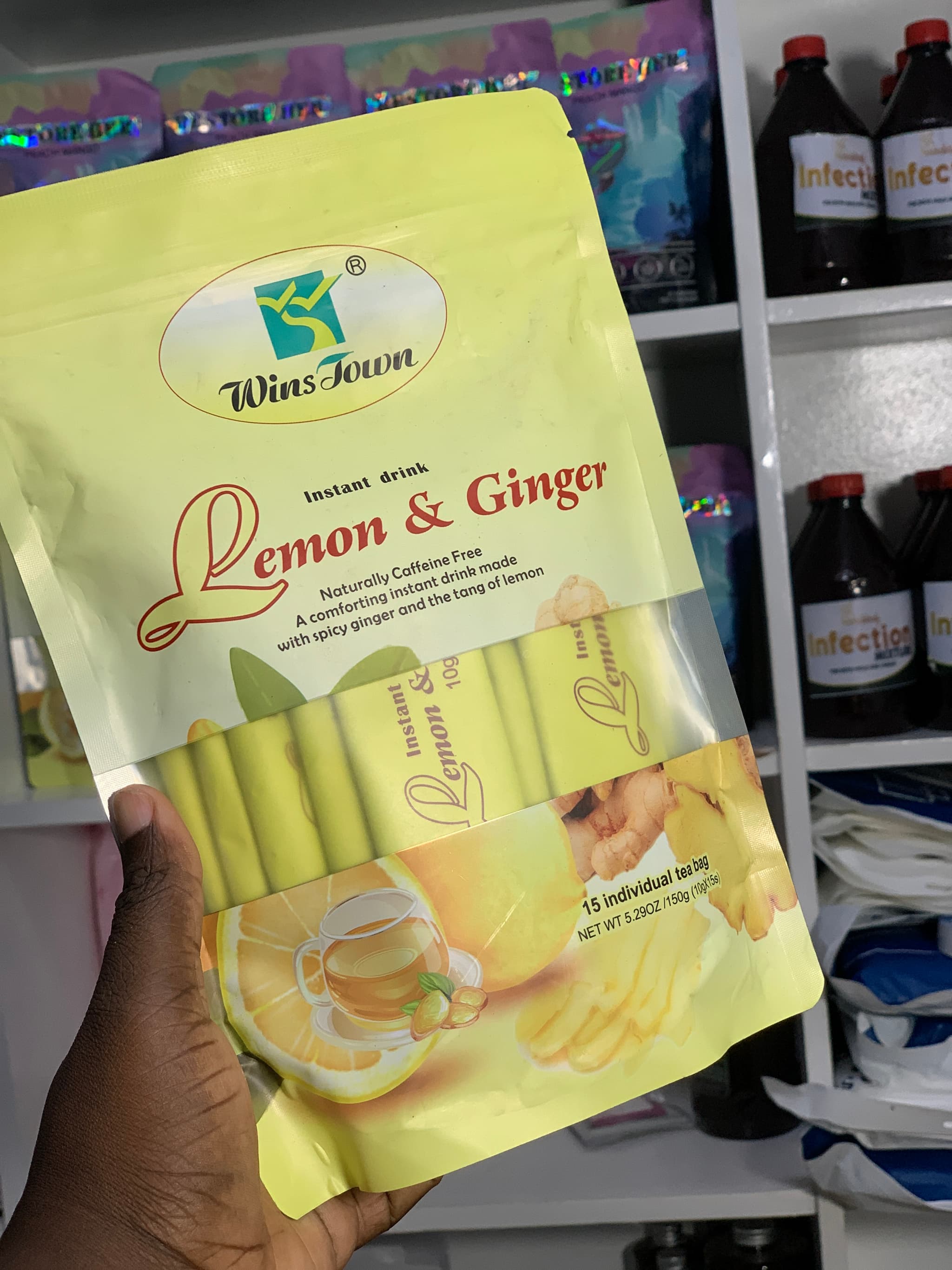 LEMON & GINGER TEA 