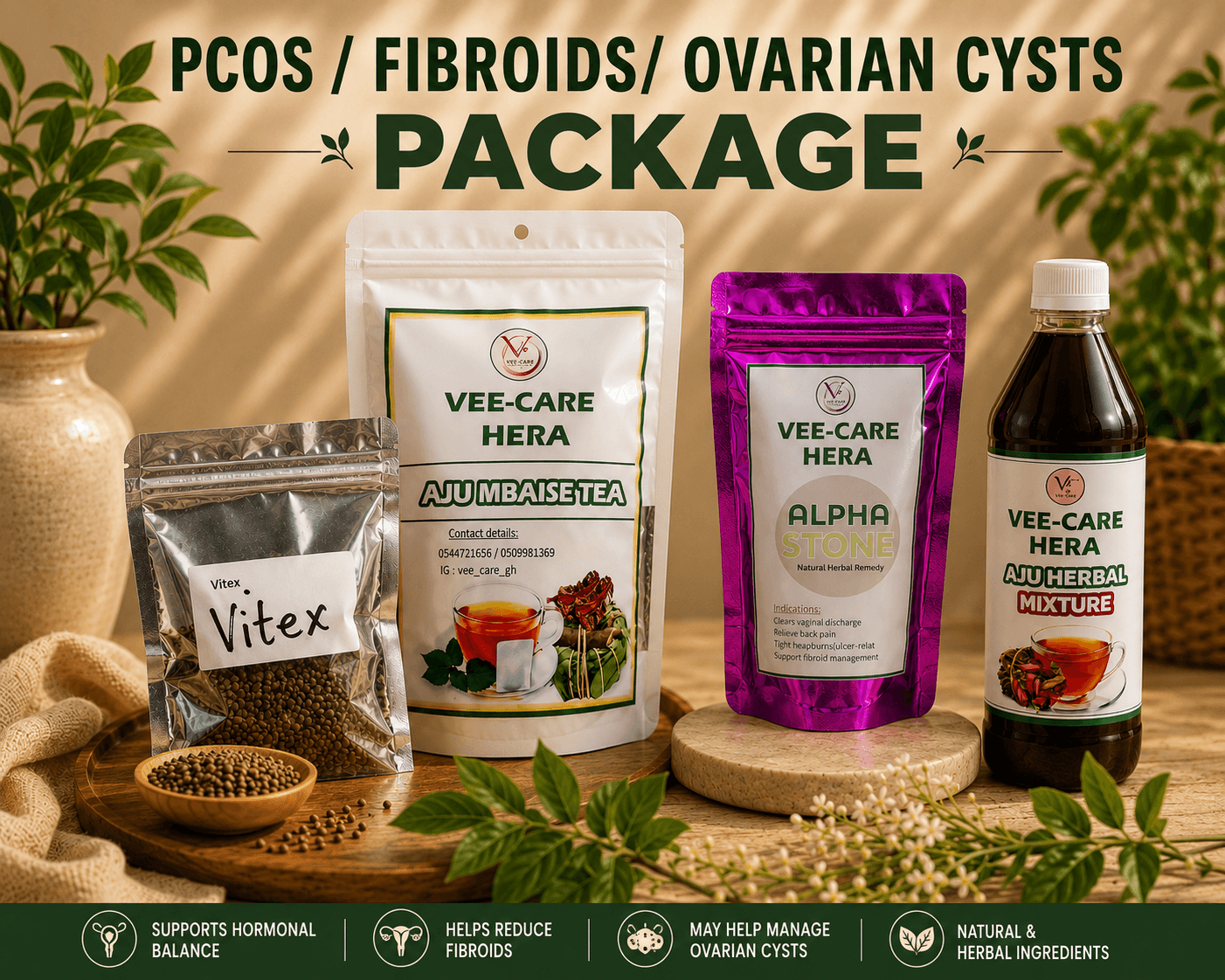 PCOS / FIBROIDS/ CYSTS 